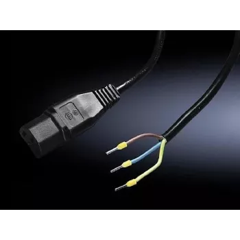 Cable de alimentación Rittal SM IEC 60320 C13 a extremo abierto, 1,5 m, modelo 6450.060