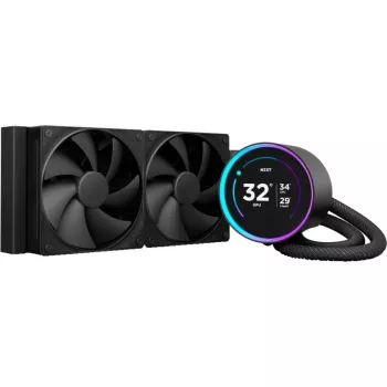 NZXT KRAKEN Elite V2 240 refrigeración líquida con pantalla negra RL-KN24E-B2 (RL-KN24E-B2)