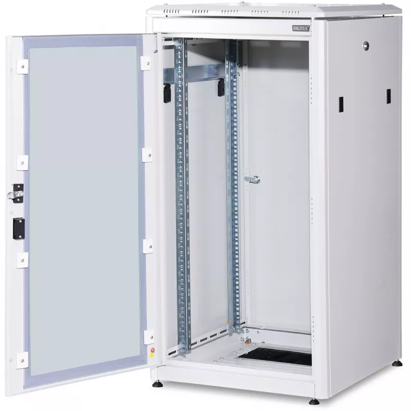 DIGITUS Professional Unique DN-19 22U-6/6-1 - armario - gris claro, RAL 7035 - 22U - 48,3 cm (19