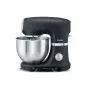 Robot de cocina Severin KM 3898 1000 W 5,5 L negro acero cepillado plata