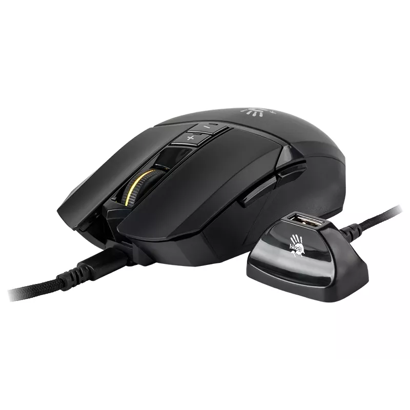 A4TECH BLOODY ratón R36 ULTRA WRLS 2.4G+USB negro