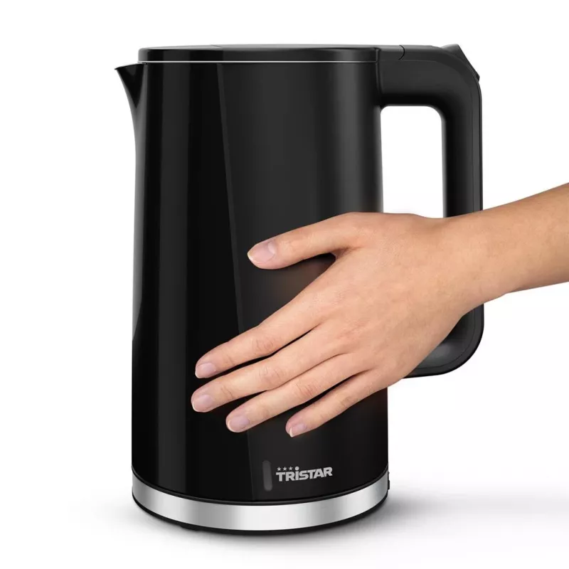 Hervidor de agua Tristar 1,7 l 2200 W negro