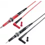 VOLTCRAFT MS-4PS Cable de medición de seguridad 4 mm conector de seguridad punta de prueba 1,00 m Negro, Rojo 1 unidad (MS-4PS)