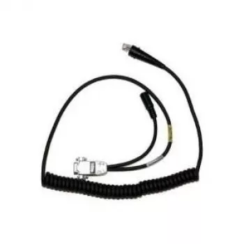 Honeywell Cable Serial Scanning 4820 Cordless Scanning, cable: RS232 TTL, negro, DB9, 2,3 m (7,7 pies), recto, fuente de alimentación externa de 5 V (42206422-01E)