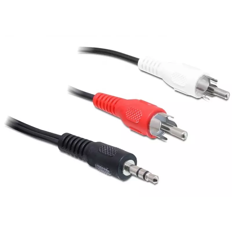 Cable de audio 3,5 mm/2 x RCA DeLOCK 84212