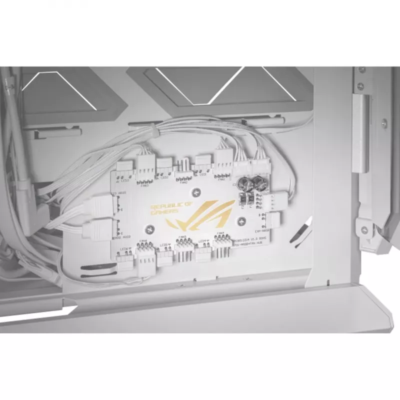 ASUS ROG GR701 Hyperion White, PC, Blanco, ATX, EATX, micro ATX, Mini-ITX, Aluminio, Multi, Frontal