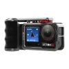 Carcasa protectora metálica con empuñadura Puluz para DJI Osmo Action 5 Pro / Action 4 / Action 3