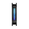Thermaltake Riing 14 LED 256 Color CL-F043-PL14SW-B ventiladores de caja 140 mm, pack de 3, 600–1400 rpm, 4 pines