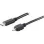 Cable USB Micro-USB B USB C ShiverPeaks BS77145-1.0 1m negro