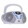 Blaupunkt BB7-WH Minicadena estéreo portátil digital 2,4 W FM gris reproducción MP3