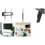 Logilink - kit de fijación - para TV - inclinable, ajustable horizontalmente, 50 kg - bloqueable - acero - negro - tamaño de pantalla: 127-251 cm (50-99
