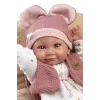 Muñeca Llorens 40 cm bebé de vinilo con rasgos realistas y cuerpo blando