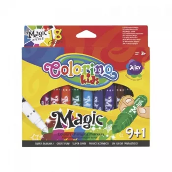Rotuladores mágicos que cambian de color Colorino Kids 9 + 1 col.