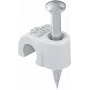Clip de clavo aislado 2008 para cable de 8 mm L 35 mm gris claro (2227622)