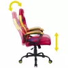 Silla gaming para PC Subsonic SA5573-W1 asiento acolchado azul rojo amarillo