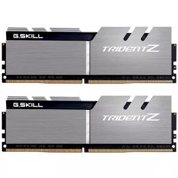 DIMM 32 GB DDR4-3200 (2x 16 GB) Dual-Kit, memoria plateada/negra, F4-3200C16D-32GTZSK, Trident Z, INTEL XMP