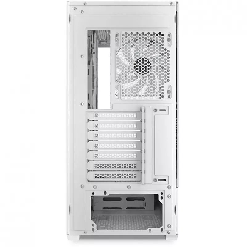 Caja de PC Sharkoon AK6 RGB, ATX, Blanca
