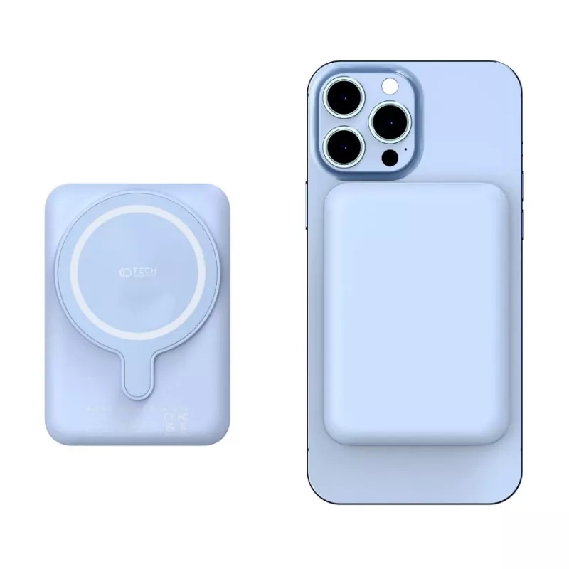 Batería portátil TECH-PROTECT PB10 LIFEMAG 5000mAh azul