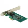 DeLock tarjeta PCI Express > 1 x Gigabit LAN - adaptador de red - PCIe 2.1 perfil bajo - Gigabit Ethernet