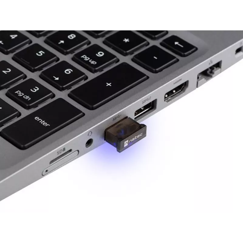 Natec Fly NBD-2003 adaptador USB Bluetooth 5.0 nano, clase II