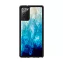 Funda protectora iKins para Samsung Galaxy Note 20 — Blue Lake y negro, funda fina