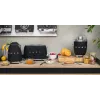 Tostadora Smeg 50's Style TSF01BLMEU 2 rebanadas Negro Acero inoxidable
