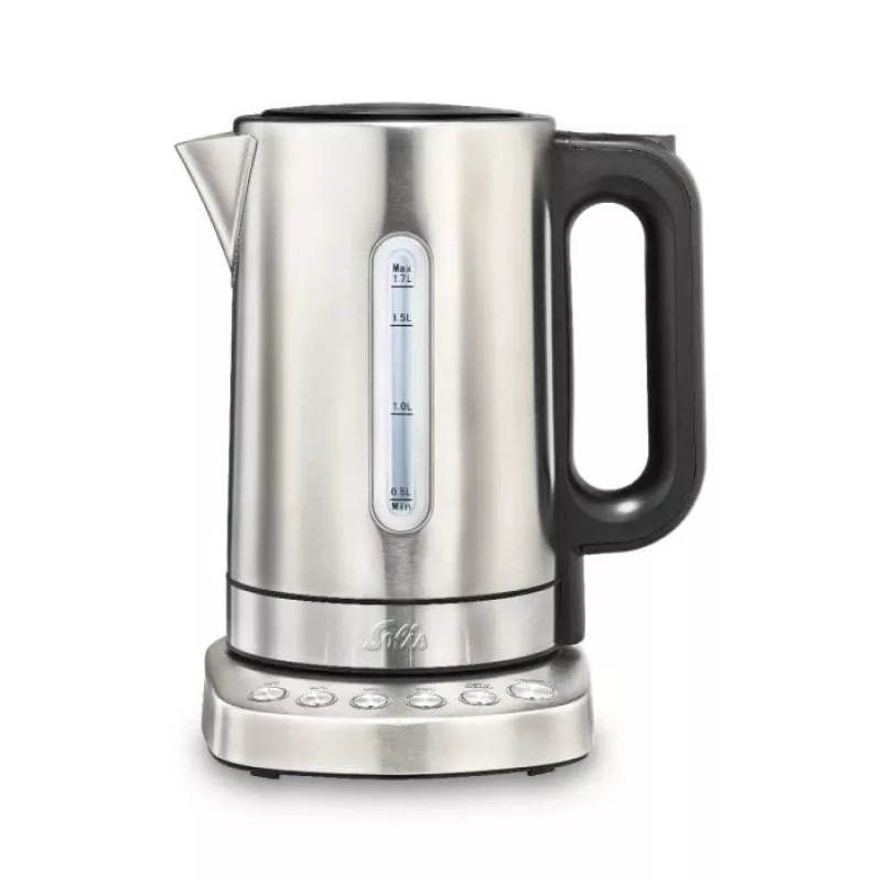 Hervidor de agua eléctrico Solis 1,7 L 2200 W acero inoxidable