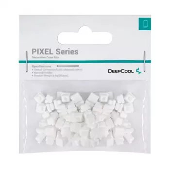 Goma universal DeepCool PIXEL — 100 uds. blíster, blanco, 9,8 g de peso total