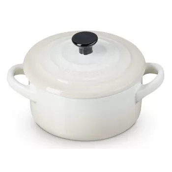 Le Creuset 71901107160100 Mini Dutch Oven, 0,25 L, blanco