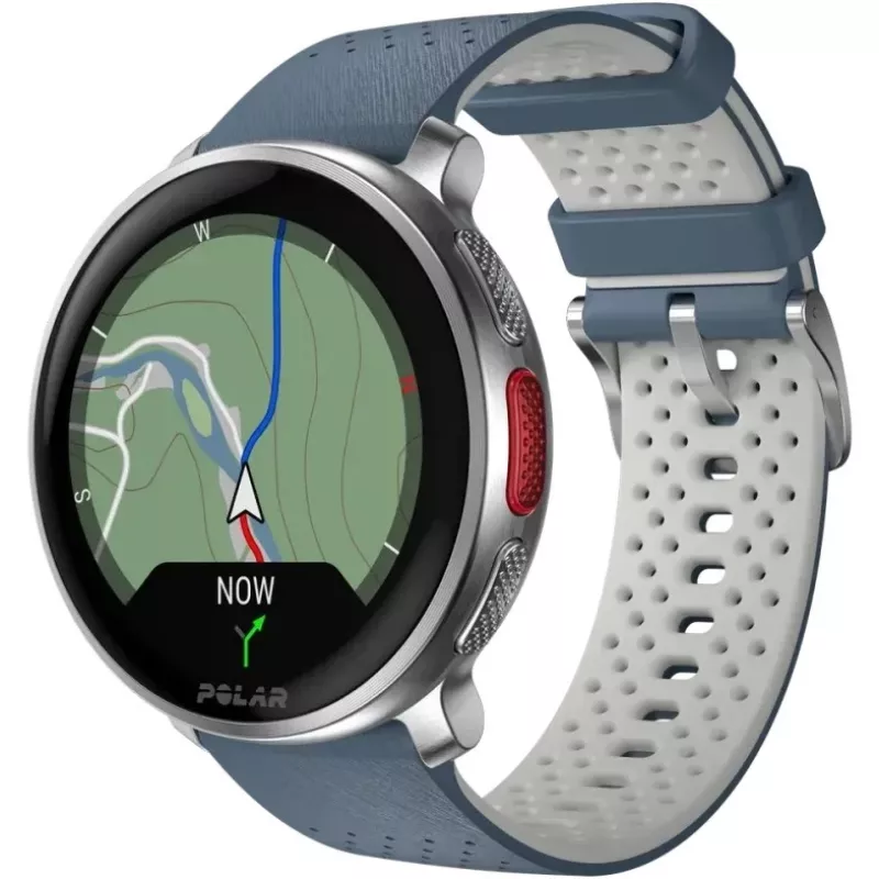 Polar Vantage V3 - Aluminio - Reloj deportivo con correa - Silicona - Pantalla 3,5 cm (1,39 inch) - 32 GB - Bluetooth - 57 g - azul cielo (900108892)