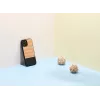 Funda para móvil Man and Wood para iPhone 12 / 12 Pro — espiga Nero negro