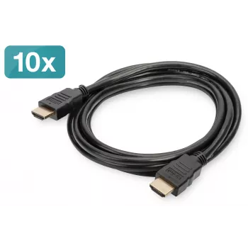 Cable HDMI Digitus AK-990920-020-S 2 m pack de 10 uds.