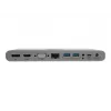 Eaton Tripp Lite Dock USB-C, Triple Display - 4K HDMI/DisplayPort, VGA, USB 3.2 Gen 1, Hub USB-A/USB-C, GbE, carga PD 100W, cables de alimentación internacionales - Estación de acoplamiento - USB-C