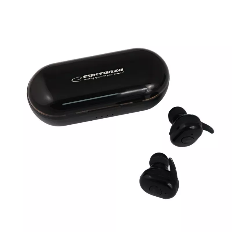 Auriculares Esperanza TWS CARDERA inalámbricos in-ear llamadas/música Bluetooth negro