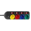Regleta de enchufes 4 tomas 1,5m MCE508 B