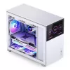 Jonsbo D31 Screen caja de PC Micro-ATX, cristal templado, blanca