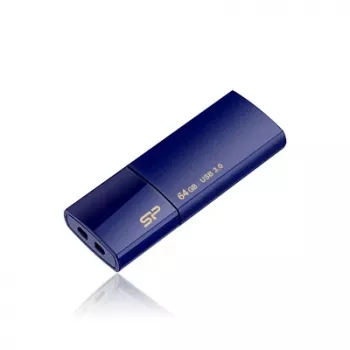 SILICON POWER Blaze B05 - Memoria USB - 64 GB - USB 3.0 - Azul marino