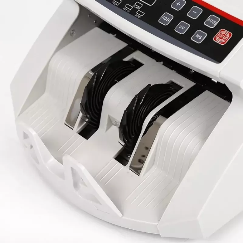 Contador de billetes Extralink EX.21373 UV MGF blanco — contador de divisas con detección UV y MG