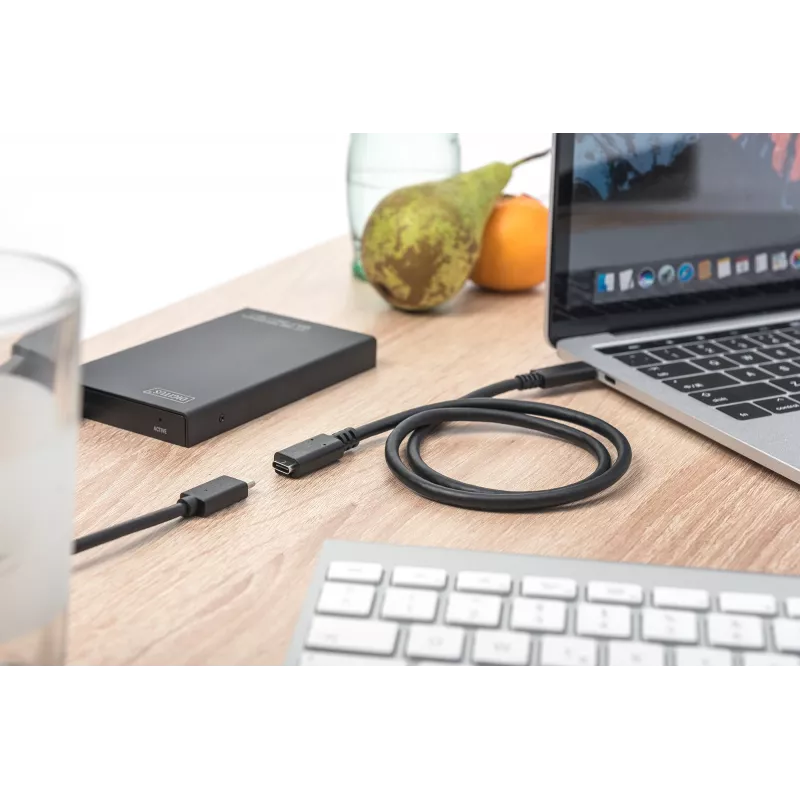 Cable de extensión USB Type-C Digitus AK-300210-007-S 0,7 m