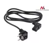Cable de alimentación con conector de 3 clavijas en ángulo 3M MCTV EU-803