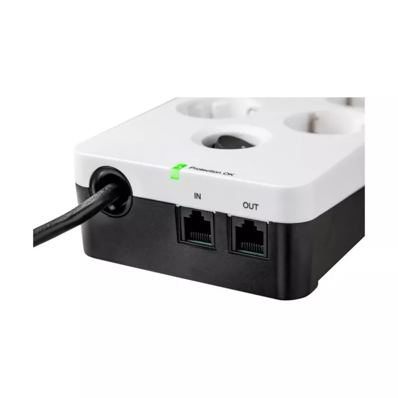 Regleta Eaton Protection Box 6 Tel@ USB FR