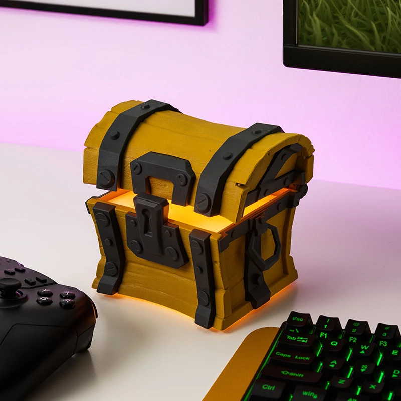 Lámpara de mesa Paladone Fortnite Chest Light – lámpara LED temática de novedad