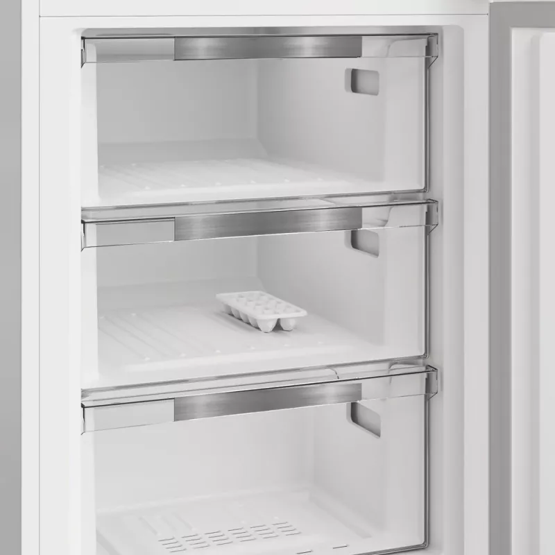 Frigorífico INDESIT | INKS 1401 S4E1 | Clase de eficiencia energética E | Independiente | Combi | Altura 202,5 cm | Capacidad útil frigorífico 266 L | Capacidad útil congelador 120 L | 38 dB | Plata