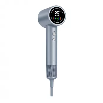 Secador de pelo DENVER HDD-1400S 1400 W, plateado, 110–240 V, cable 1,8 m, 70×89×280 mm