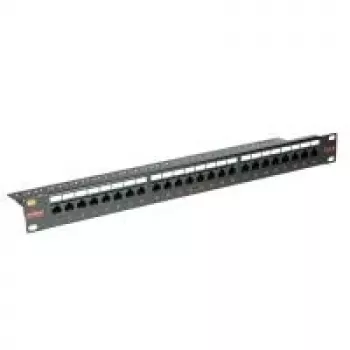 ROLINE Cat. 6 / Class E panel de conexiones de 48,30 cm (19) 24P sin blindaje negro (26.11.0362)