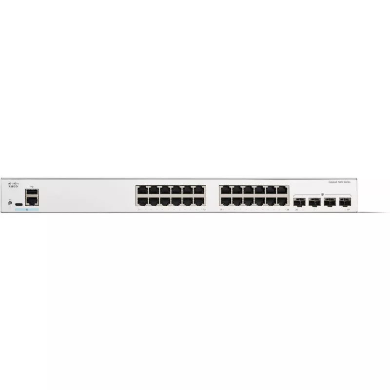 Switch gestionado Cisco Catalyst 1200-24T-4G 24 puertos GE 4x1GE SFP