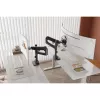 Soporte de monitor DIGITUS Single, pinza, máx. 57 inch, capacidad 27 kg, VESA 75x75–100x100, altura ajustable, inclinable -75° a 75°, negro