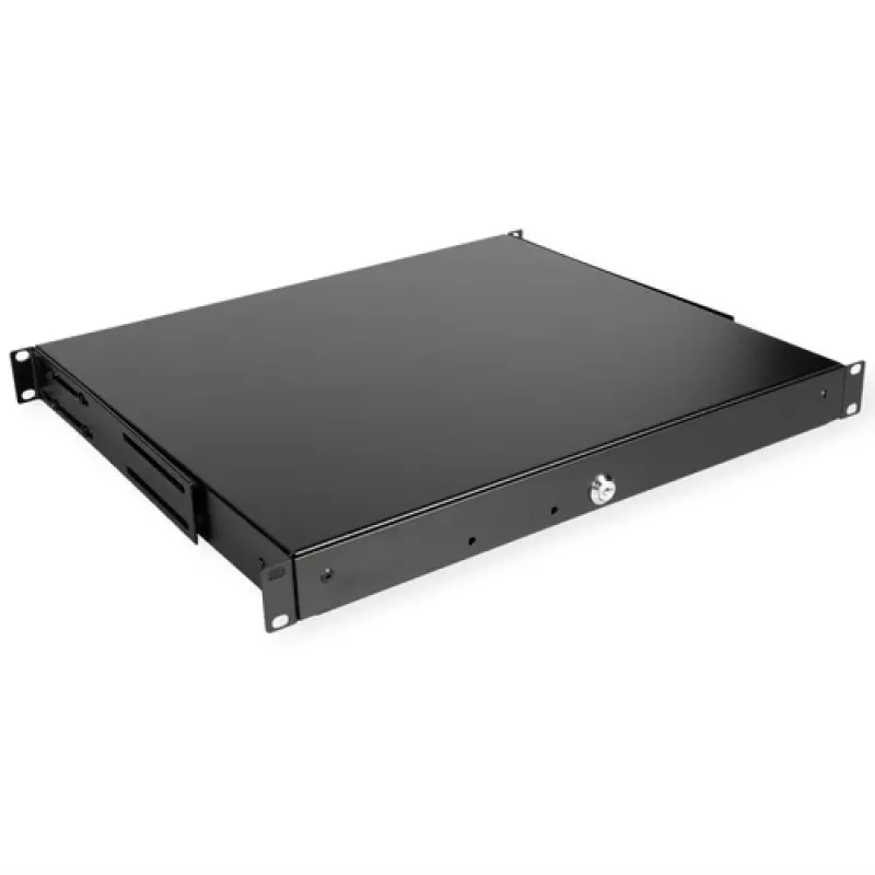 Cajón extraíble con cerradura para montaje en rack 1U ROLINE 19