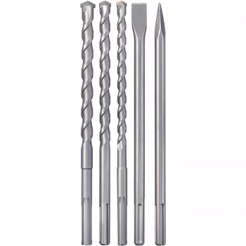 Set de cinceles y brocas KWB SDS Max, 5 piezas
