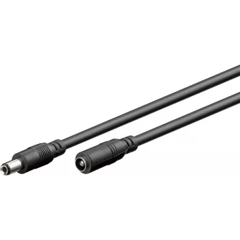 Goobay Cable alargador DC 1,5 m negro 1,5 negro - w (76672)
